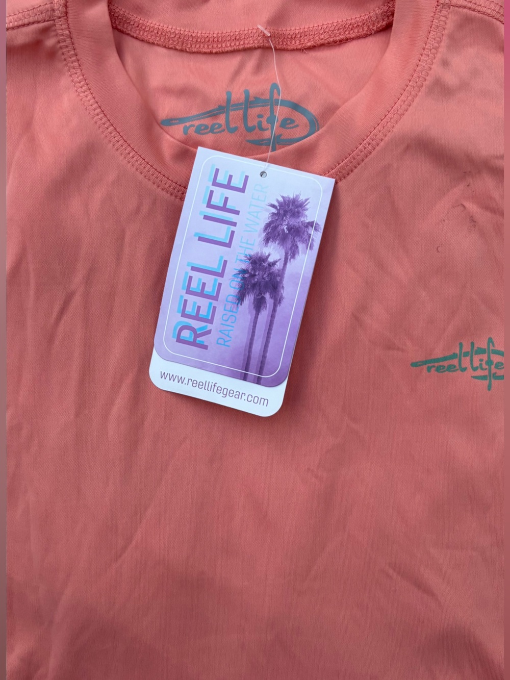 Reel Life Men’s Long Sleeve Tee, UV protection have UPF 50+